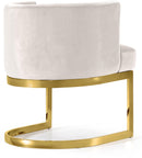 Gianna Cream Velvet Dining Chair - NY Furniture Direct (NY)