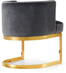 Gianna Grey Velvet Dining Chair - NY Furniture Direct (NY)