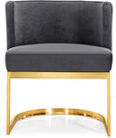 Gianna Grey Velvet Dining Chair - NY Furniture Direct (NY)