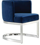 Gianna Navy Velvet Dining Chair - NY Furniture Direct (NY)
