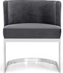 Gianna Grey Velvet Dining Chair - NY Furniture Direct (NY)