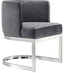Gianna Grey Velvet Dining Chair - NY Furniture Direct (NY)