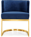 Gianna Navy Velvet Dining Chair - NY Furniture Direct (NY)