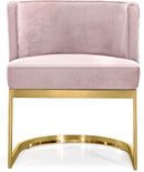 Gianna Pink Velvet Dining Chair - NY Furniture Direct (NY)