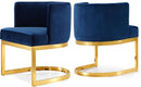 Gianna Navy Velvet Dining Chair - NY Furniture Direct (NY)