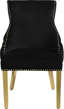 Tuft Black Velvet Dining Chair - NY Furniture Direct (NY)