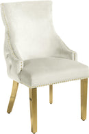 Tuft Cream Velvet Dining Chair - NY Furniture Direct (NY)