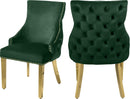 Tuft Green Velvet Dining Chair - NY Furniture Direct (NY)