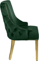 Tuft Green Velvet Dining Chair - NY Furniture Direct (NY)