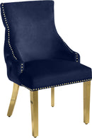 Tuft Navy Velvet Dining Chair - NY Furniture Direct (NY)
