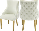 Tuft White Faux Leather Dining Chair - NY Furniture Direct (NY)