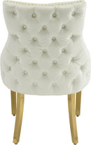 Tuft White Faux Leather Dining Chair - NY Furniture Direct (NY)