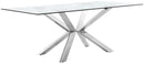 Juno Chrome Dining Table - NY Furniture Direct (NY)