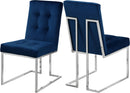 Alexis Navy Velvet Dining Chair