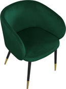 Louise Green Velvet Dining Chair - NY Furniture Direct (NY)