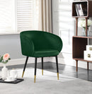 Louise Green Velvet Dining Chair - NY Furniture Direct (NY)