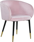 Louise Pink Velvet Dining Chair - NY Furniture Direct (NY)
