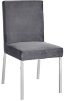 Opal Grey Velvet Dining Chair - NY Furniture Direct (NY)