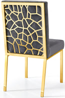 Opal Grey Velvet Dining Chair - NY Furniture Direct (NY)