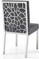 Opal Grey Velvet Dining Chair - NY Furniture Direct (NY)