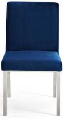 Opal Navy Velvet Dining Chair - NY Furniture Direct (NY)