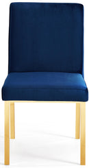 Opal Navy Velvet Dining Chair - NY Furniture Direct (NY)
