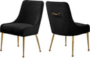 Owen Black Velvet Dining Chair