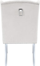 Suri Cream Velvet Dining Chair - NY Furniture Direct (NY)