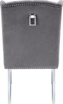 Suri Grey Velvet Dining Chair - NY Furniture Direct (NY)