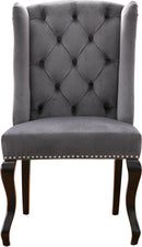 Suri Grey Velvet Dining Chair - NY Furniture Direct (NY)