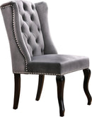 Suri Grey Velvet Dining Chair - NY Furniture Direct (NY)