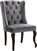 Suri Grey Velvet Dining Chair - NY Furniture Direct (NY)