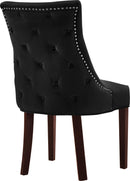 Hannah Black Velvet Dining Chair - NY Furniture Direct (NY)