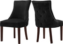 Hannah Black Velvet Dining Chair - NY Furniture Direct (NY)