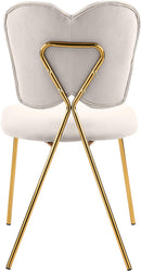 Angel Cream Velvet Dining Chair - NY Furniture Direct (NY)