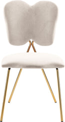 Angel Cream Velvet Dining Chair - NY Furniture Direct (NY)
