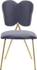 Angel Grey Velvet Dining Chair - NY Furniture Direct (NY)