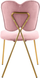 Angel Pink Velvet Dining Chair - NY Furniture Direct (NY)