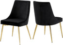 Karina Black Velvet Dining Chair