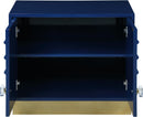 Cosmopolitan Navy Lacquer Side Table - NY Furniture Direct (NY)