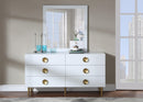 Zayne White Mirror - NY Furniture Direct (NY)