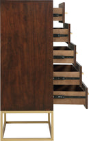 Maxine Cherry / Gold Chest