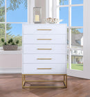 Maxine White / Gold Chest