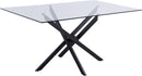 Xander Matte Black Dining Table - NY Furniture Direct (NY)