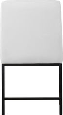 Bryce White Faux Leather Dining Chair