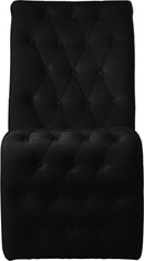 Curve Black Velvet Dining Chair - NY Furniture Direct (NY)