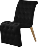 Curve Black Velvet Dining Chair - NY Furniture Direct (NY)
