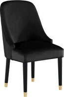 Omni Black Velvet Dining Chair - NY Furniture Direct (NY)