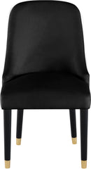 Omni Black Velvet Dining Chair - NY Furniture Direct (NY)
