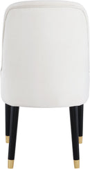 Omni Cream Velvet Dining Chair - NY Furniture Direct (NY)
